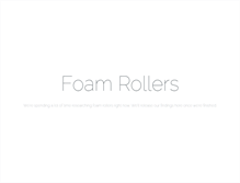 Tablet Screenshot of foamrollers.com